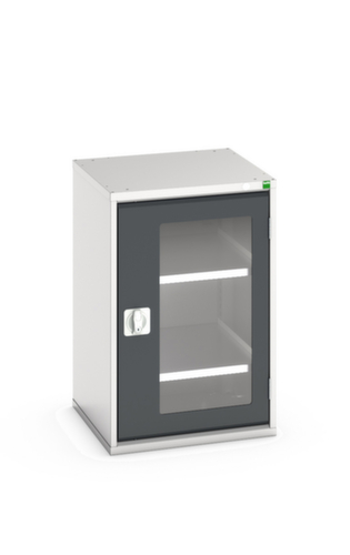 bott Flügeltürenschrank verso mit Sichtfenstern, Breite 525 mm