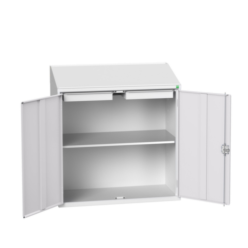 bott Pultschrank verso, RAL7035 Lichtgrau/RAL7035 Lichtgrau