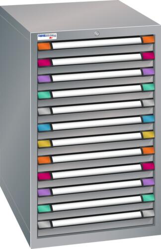 Thurmetall Schubladenschrank mit Breite 605 mm, 12 Schublade(n)