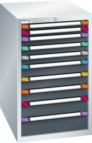 Thurmetall Schubladenschrank mit Breite 605 mm, 10 Schublade(n)