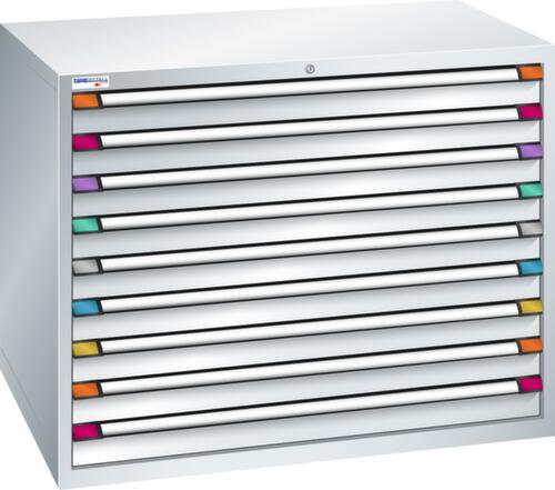 Thurmetall Schubladenschrank mit Breite 1205 mm, 9 Schublade(n)