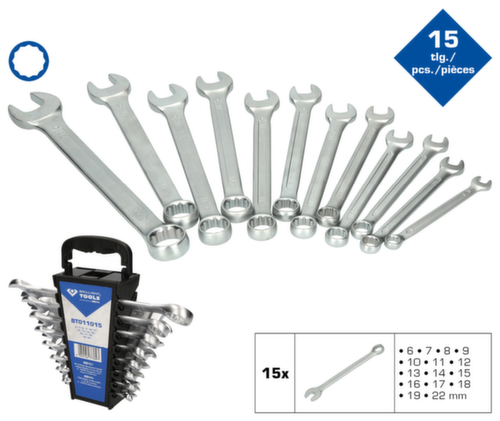 Brilliant Tools Ring-Maulschlüssel-Satz