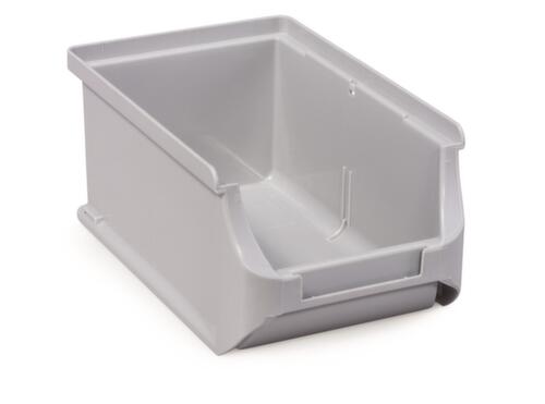 Sichtlagerkasten, grau, Tiefe 160 mm, Polypropylen