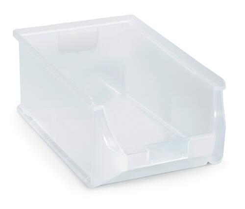 Sichtlagerkasten, transparent, Tiefe 355 mm, Polypropylen