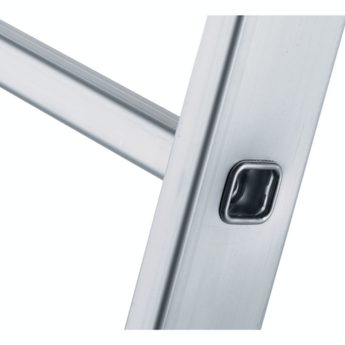 ZARGES Sprossen-Anlegeleiter Alto L aus Leichtmetall, 18 Sprossen