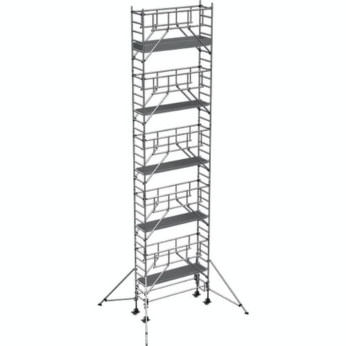 ZARGES Fahrgerüst Z600 S-PLUS mit Auslegern aus Leichtmetall