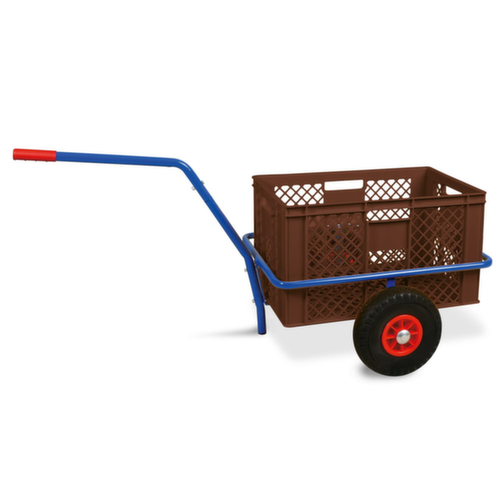 Handwagen mit herausnehmbarem Kunststoffkorb, Traglast 200 kg