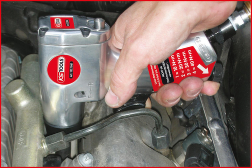 KS Tools 1/4" Glühkerzen-Druckluft-Vibrationsschrauber-Satz