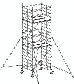 Hymer Fahrgerüst 8473 mit Auslegern