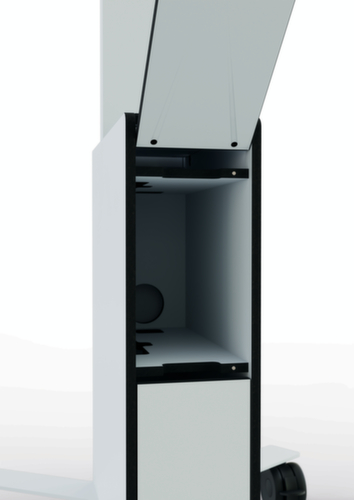 Durable Fahrbarer TV-Tisch COWORKSATION®, Höhe x Breite x Tiefe 1292 x 572 x 574 mm