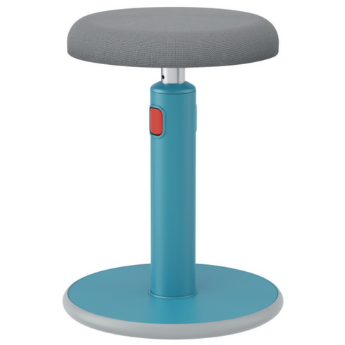 Leitz Sitz-Steh-Hocker Ergo Cosy Aktiv, Sitz grau, rutschfester Fußunterseite