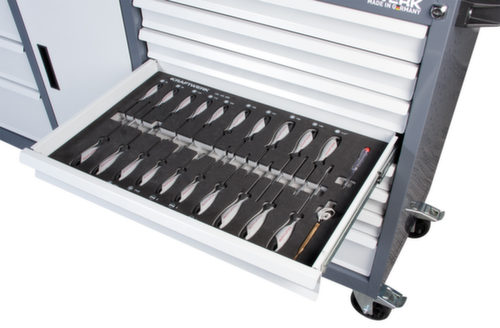 KRAFTWERK® Extra breiter Werkstattwagen BASIC LINE XXL BT1800, 13 Schublade(n)