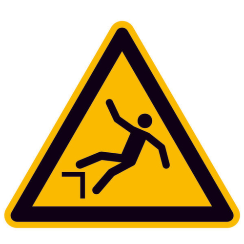 Warnschild SafetyMarking® vor Absturzgefahr