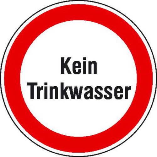 Hinweisschild SafetyMarking®, "Kein Trinkwasser"