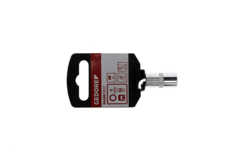 GEDORE R41000903 Steckschlüsseleinsatz 1/4" 6-kant 9 mm Länge 25 mm