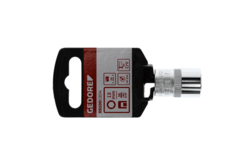 GEDORE RED R51001304 Steckschlüsseleinsatz 3/8" 6-kant 13 mm Länge 28 mm