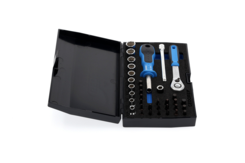 GEDORE D 20 KAU-20 Steckschlüssel-Satz 1/4" 37-teilig UD-IN-IS-PH-PZ-TX