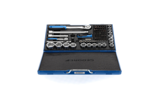 GEDORE 19 V20 U-20 Steckschlüssel-Satz 1/4"+1/2" 81-teilig