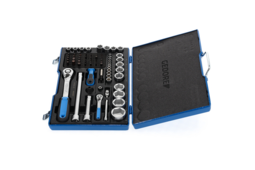 GEDORE 19 V20 U-20 Steckschlüssel-Satz 1/4"+1/2" 81-teilig