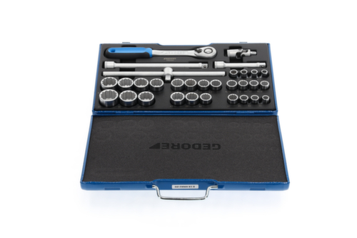 GEDORE D 19 XMAU-20 Steckschlüssel-Satz 1/2" 31-teilig