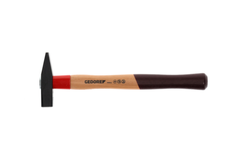 GEDORE 600 H-200 Schlosserhammer ROTBAND-PLUS mit Hickorystiel