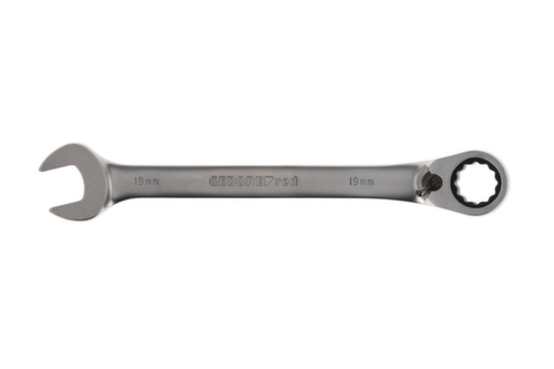 GEDORE R07200190 Ringratschenmaulschlüssel Rechts/Links SW19 mm 247 mm