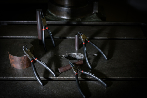 GEDORE R28002004 Sicherungsringzangensatz gerade + gewinkelt 90° 4-teilig