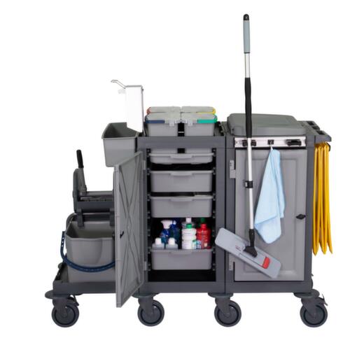Geschlossener Reinigungswagen VariX - Press, 4x6 l Eimer