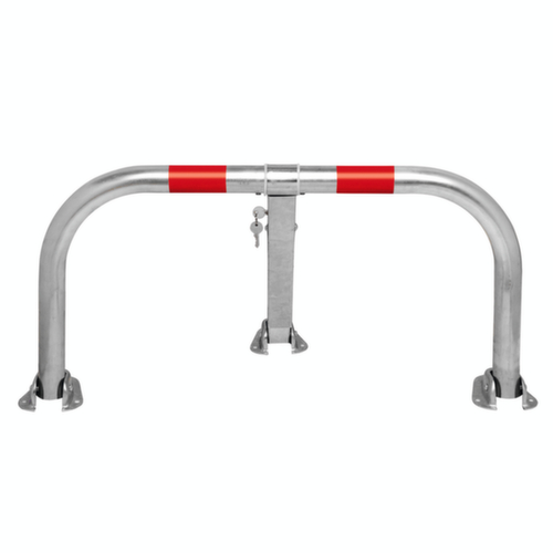 Umlegbarer Parkbügel SESAM, Höhe 455 mm, zum Aufdübeln