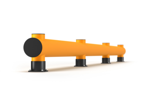 a.m.p.e.r.e. Rammschutz-Barriere Rack Mammut®, Einzelplanke, Länge 6000 mm