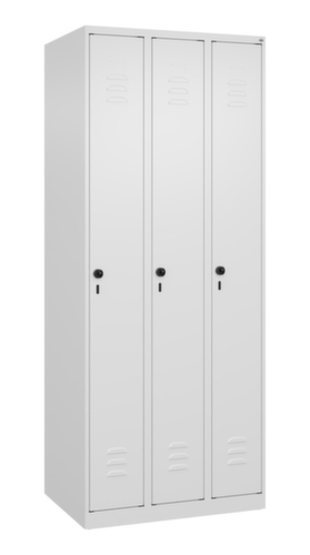 C+P Spind Classic Plus mit 3 Abteilen, Abteilbreite 250 mm