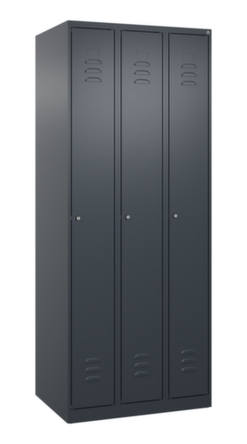 C+P Spind Classic Plus mit 3 Abteilen, Abteilbreite 250 mm