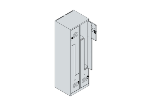 C+P Z-Spind Classic Plus, Abteilbreite 150/300 mm