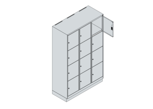 C+P Schließfachschrank Classic Plus, 12 Fächer
