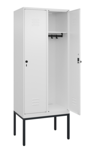 C+P Spind Classic Plus mit 2 Abteilen, Abteilbreite 400 mm