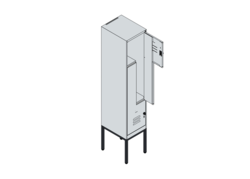 C+P Z-Spind Classic Plus, Abteilbreite 200/400 mm