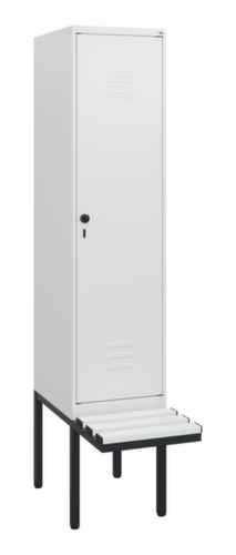 C+P Spind Classic Plus mit Sitzbank, Abteilbreite 400 mm