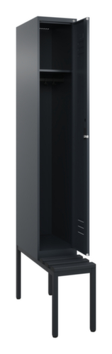 C+P Spind Classic Plus mit Sitzbank, Abteilbreite 300 mm