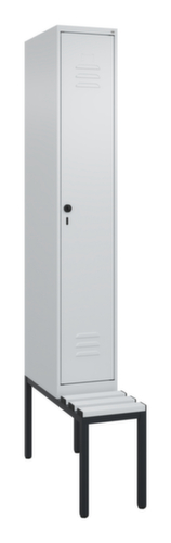 C+P Spind Classic Plus mit Sitzbank, Abteilbreite 300 mm