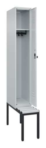 C+P Spind Classic Plus mit Sitzbank, Abteilbreite 300 mm