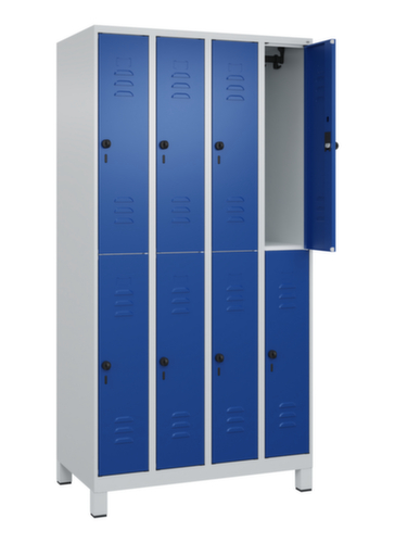 C+P Doppelstöckiger Spind Classic Plus, Abteilbreite 250 mm