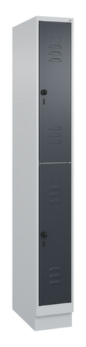 C+P Doppelstöckiger Spind Classic Plus, Abteilbreite 250 mm