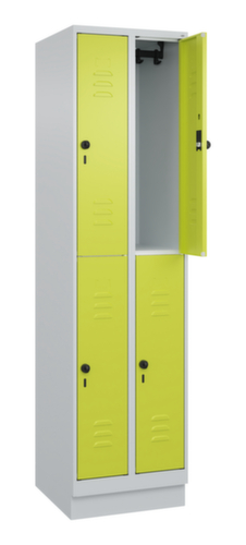 C+P Doppelstöckiger Spind Classic Plus, Abteilbreite 250 mm