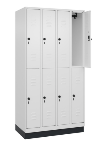 C+P Doppelstöckiger Spind Classic Plus, Abteilbreite 250 mm
