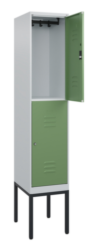 C+P Doppelstöckiger Spind Classic Plus, Abteilbreite 400 mm