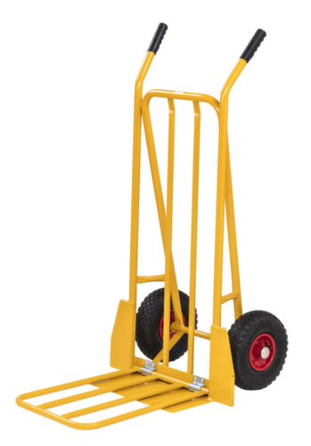 Kongamek Sackkarre mit pannensicheren Rädern, Traglast 250 kg, Vollgummi-Bereifung