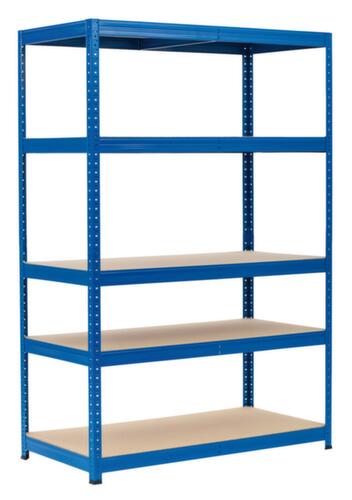 UDOBÄR Schwerlastregal, Höhe x Breite x Tiefe 1800 x 1000 x 600 mm, 5 Böden