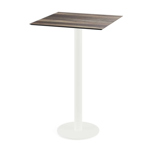 VEBA Stehtisch Essentials Urban, Breite x Tiefe 700 x 700 mm, Platte Tropical Wood