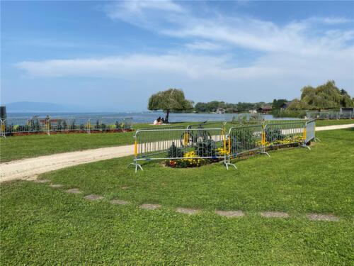 Schake Absperrgitter Typ D, Höhe x Länge 1100 x 2500 mm