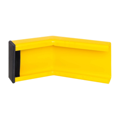 Moravia Abschlusselement BLACK BULL XL für Rammschutzplanke, Abschlusselement, Höhe x Breite 100 x 40 mm